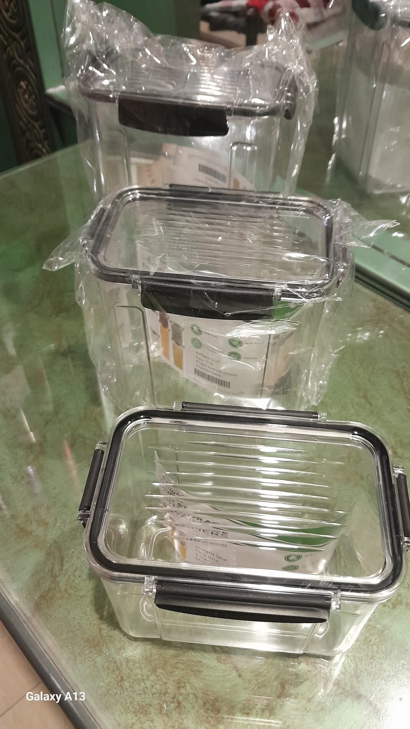 Customer photo review of Air-Tight Kitchen Storage Containers