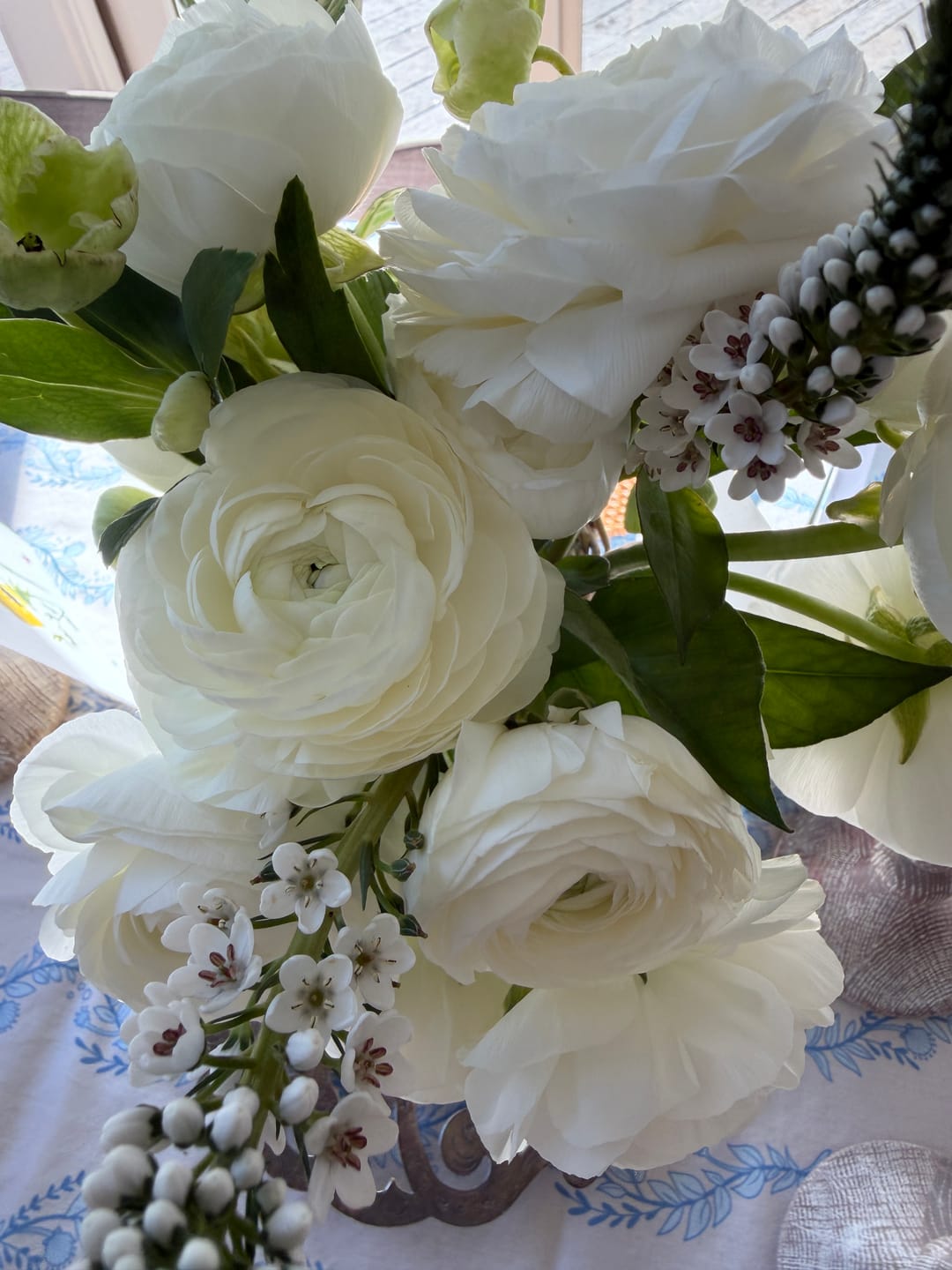Customer photo review of White Ranunculus