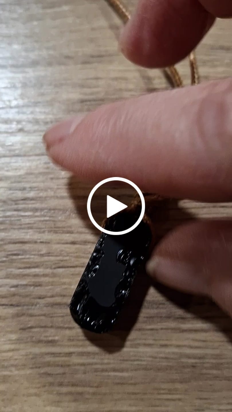 Customer video review of Obsidian Halskette - Naturkette