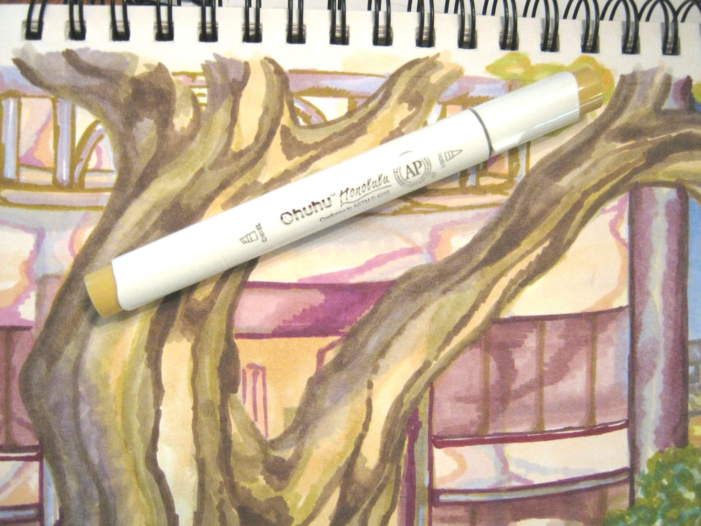 Customer photo review of Ohuhu Honolulu E240 / Y413 Individual Marker, Brush & Chisel