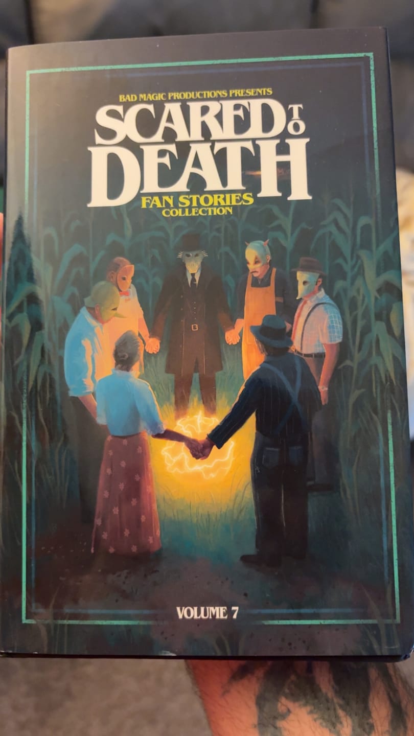 Customer photo review of Scared To Death Book Vol 7 SIGNED COPY!