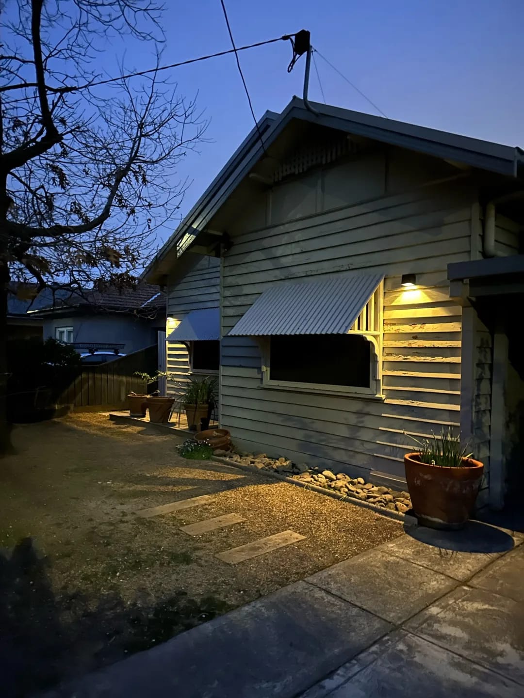 Customer photo review of Outdoor Wall Light, Solar Powered, IP65, Black, Wall Sconce