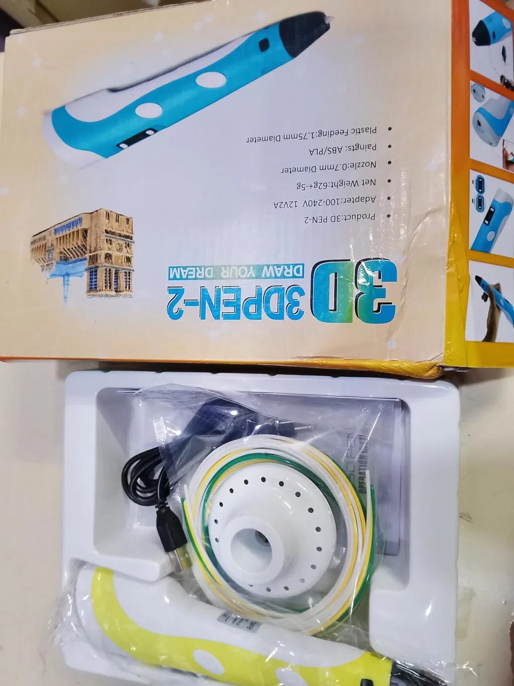 Customer photo review of 3D Pen™ for Kids – Turn Their Imagination Into Real 3D Creations!