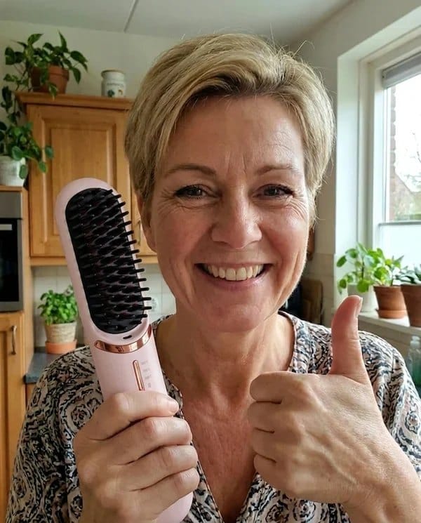 Customer photo review of Lenora Sladdlös Värmeborste