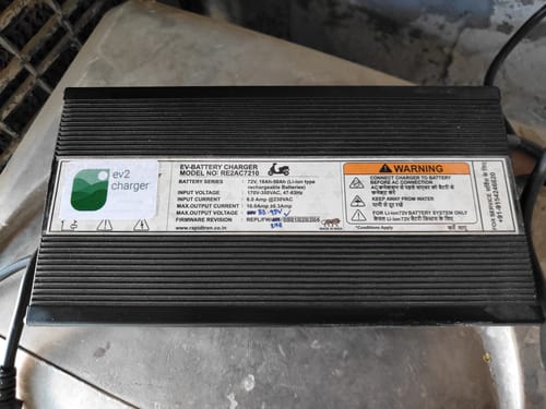 Customer photo review of Komaki 72V 10A Lithium Battery Charger (84V cut-off)