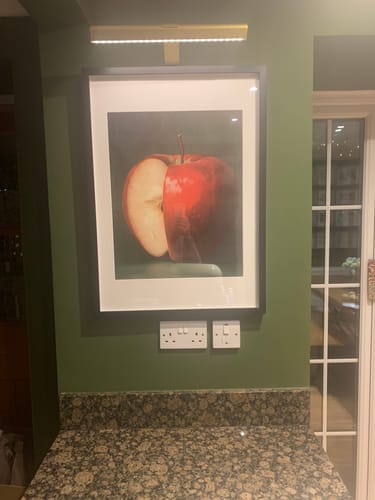 Customer photo review of Red Apple Print