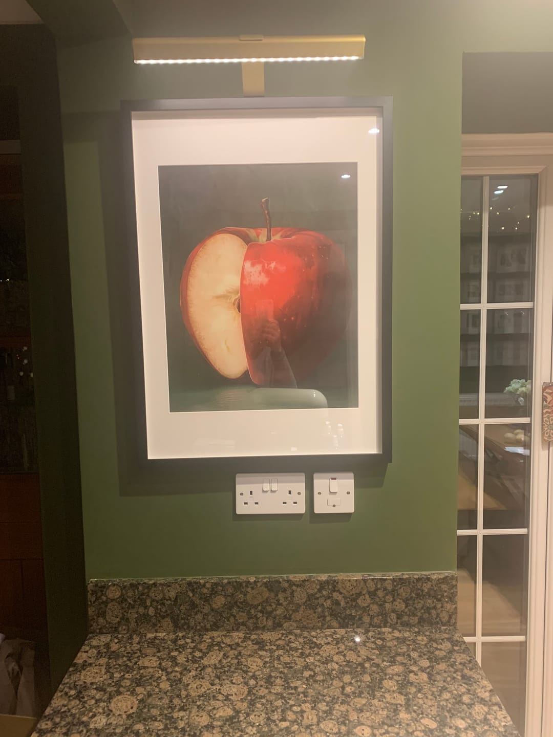 Customer photo review of Red Apple Print