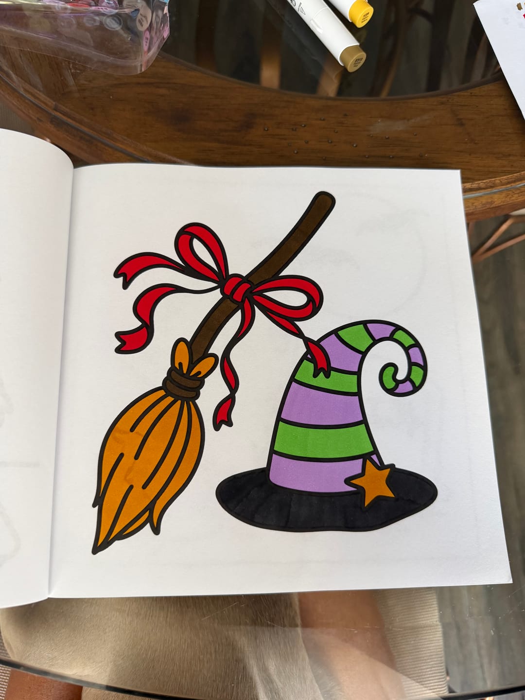Customer photo review of Halloween Dayz – Curated Coloring Bundle