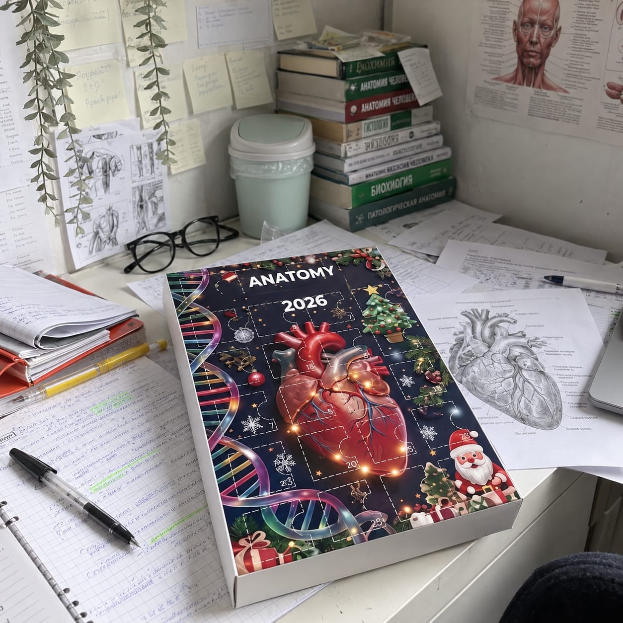Customer photo review of Calendario de Adviento de Anatomía
