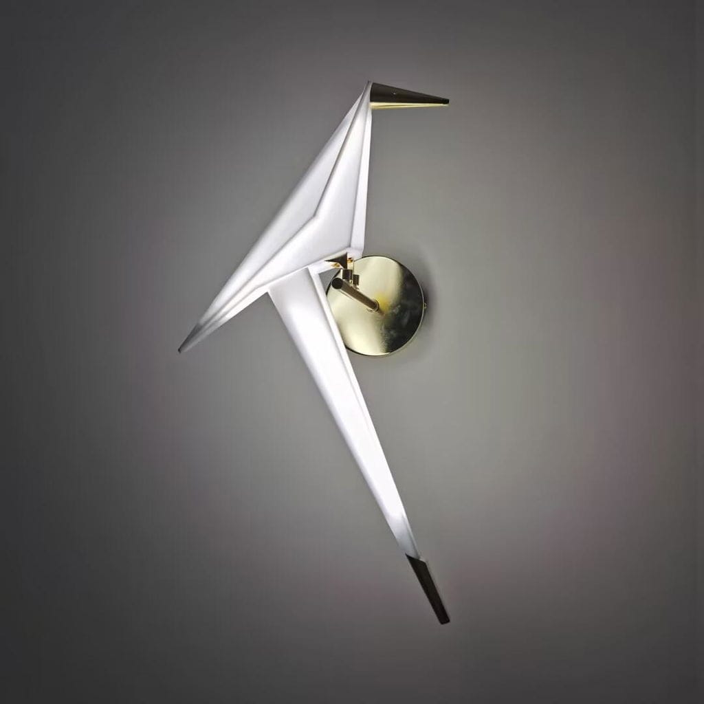 Customer photo review of Wall Light, Gold Bird Shaped Body, Wall Sconce, Integrated LED