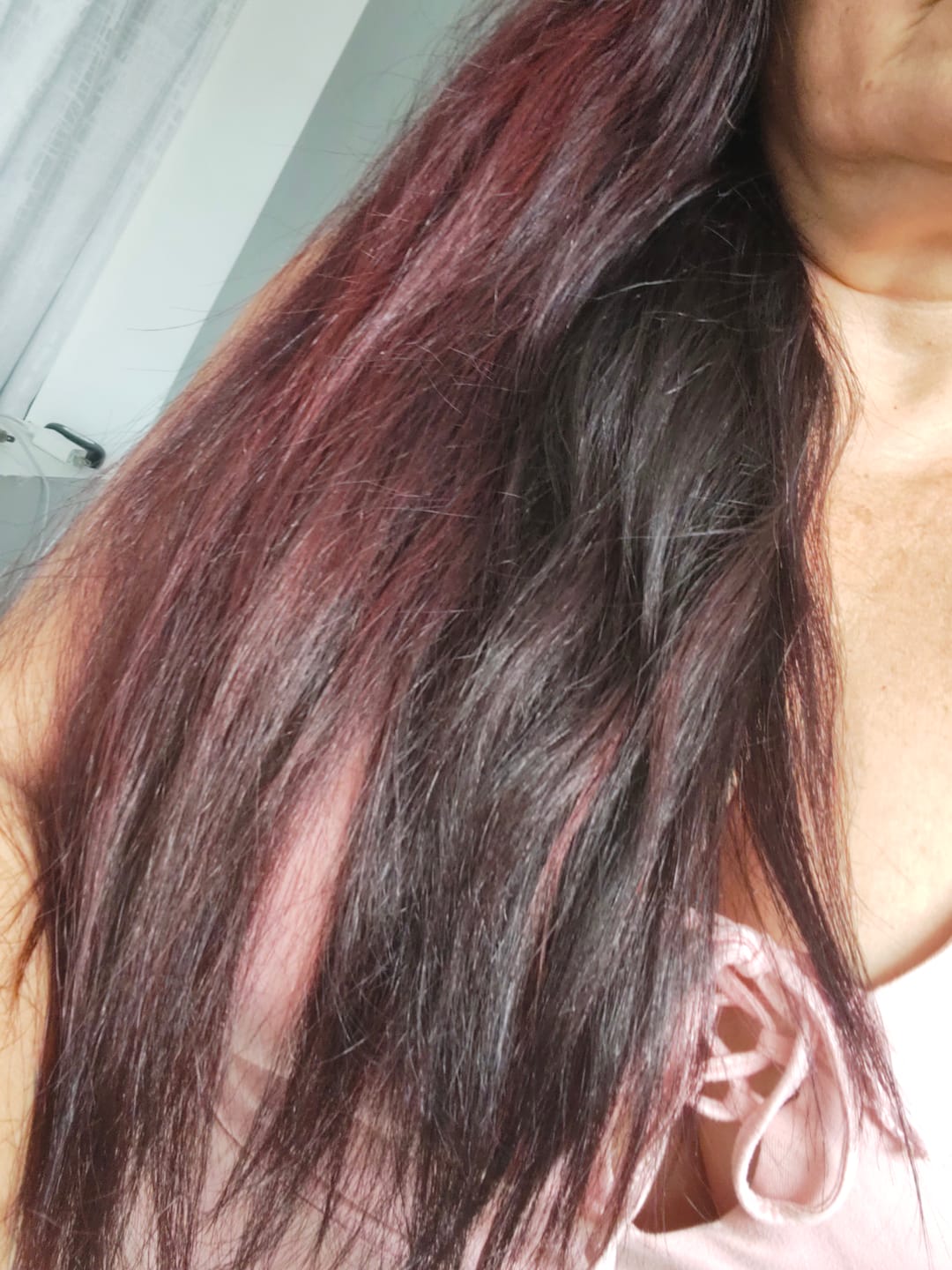 Customer photo review of 🥰 Reparador Total en 2 pasos + Polímero + Shampoo crecimiento