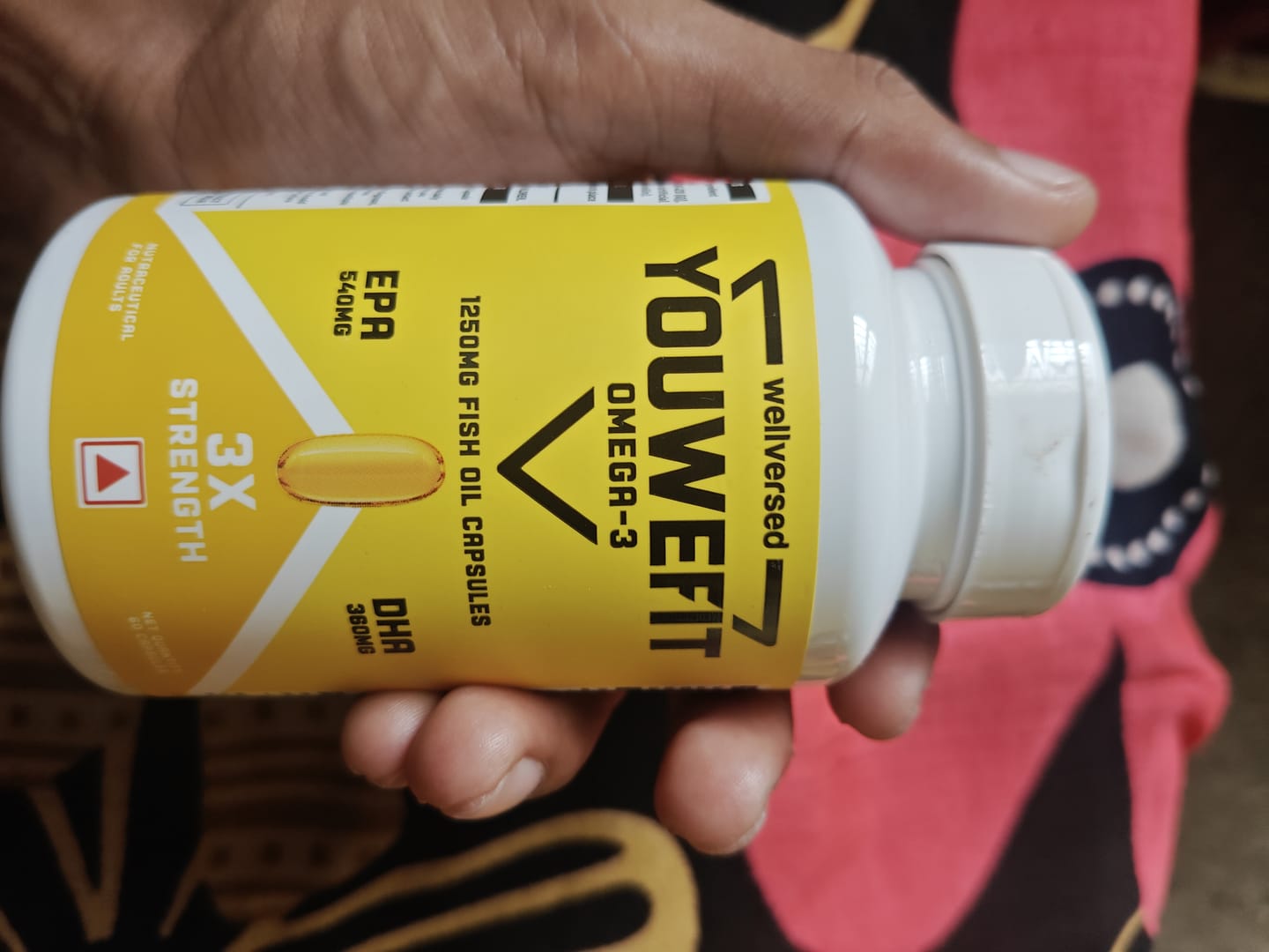 Customer photo review of YouWeFit Omega-3 Fish Oil (60 Capsules), 1250mg