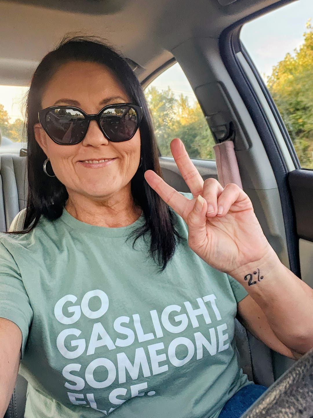 Customer photo review of Gaslight Unisex T-Shirt