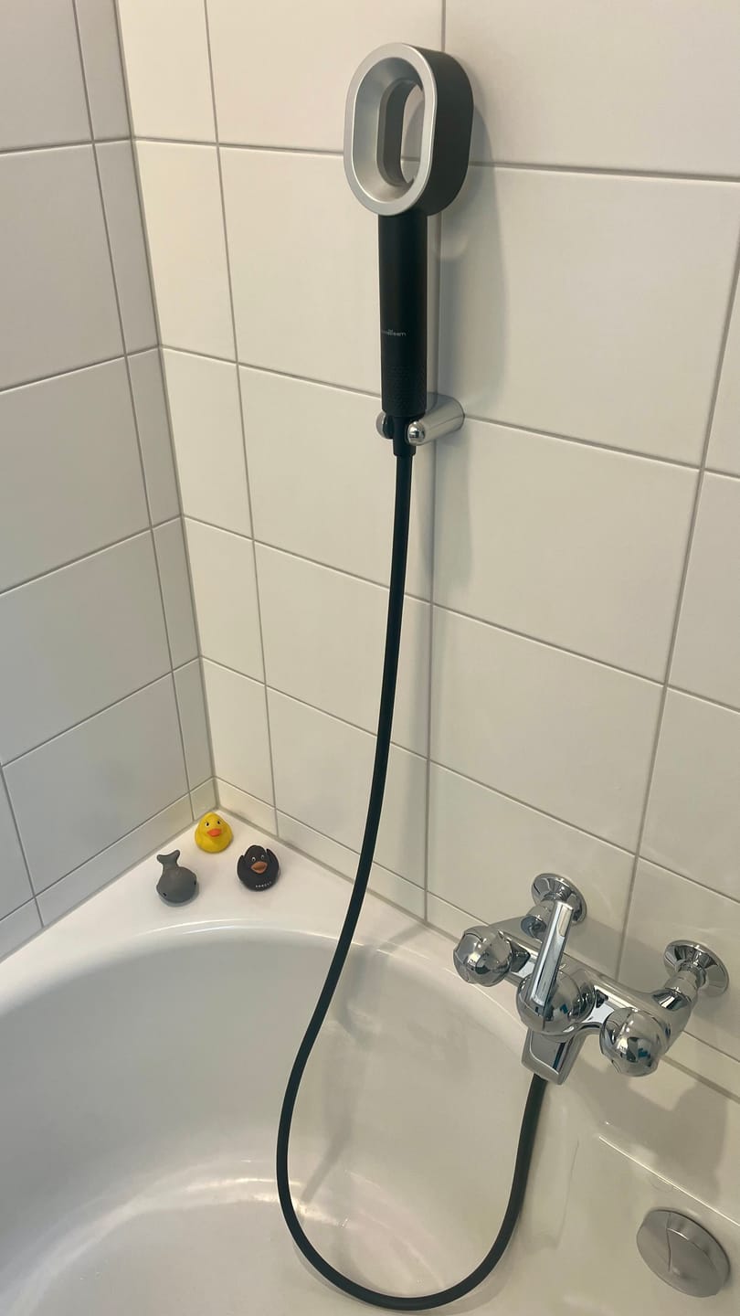 Customer photo review of PureStream – Brausebogen / Gelenkadapter