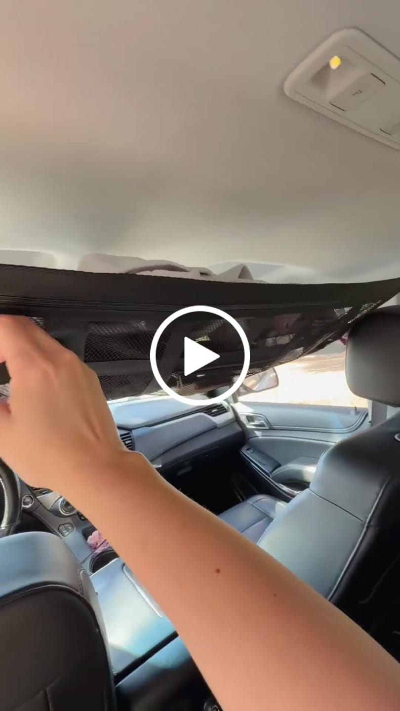 Customer video review of Sky-Stow™ Car Ceiling Storage Net