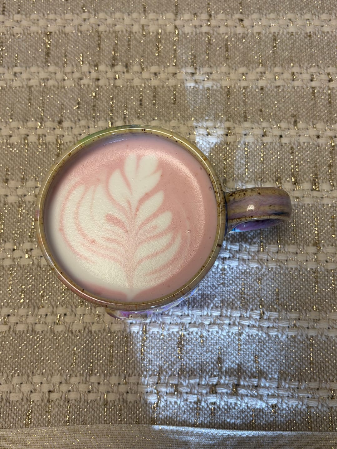 Customer photo review of Strawberry Sakura Latte