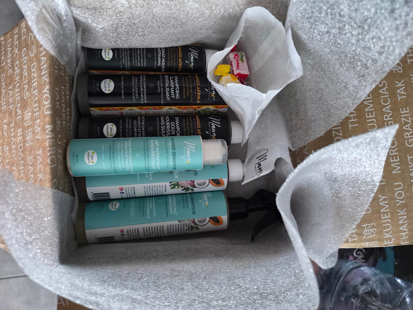 Customer photo review of Shampoing Clarifiant MANGO AFRIKA – Détox Profonde