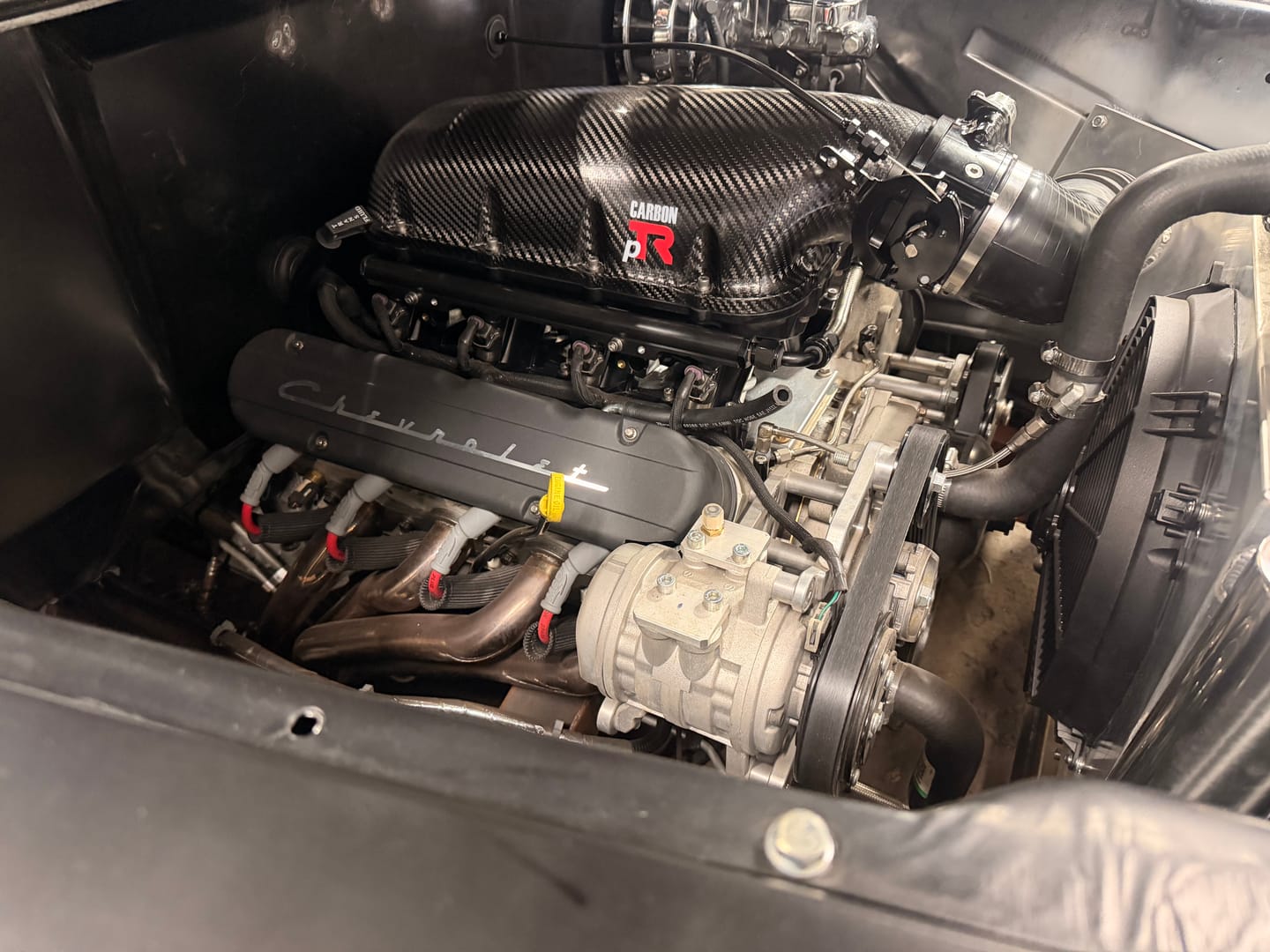 Customer photo review of ICON 102/105mm LS Cable Drive Throttle Body (Black) w/ Interchangeable Connection