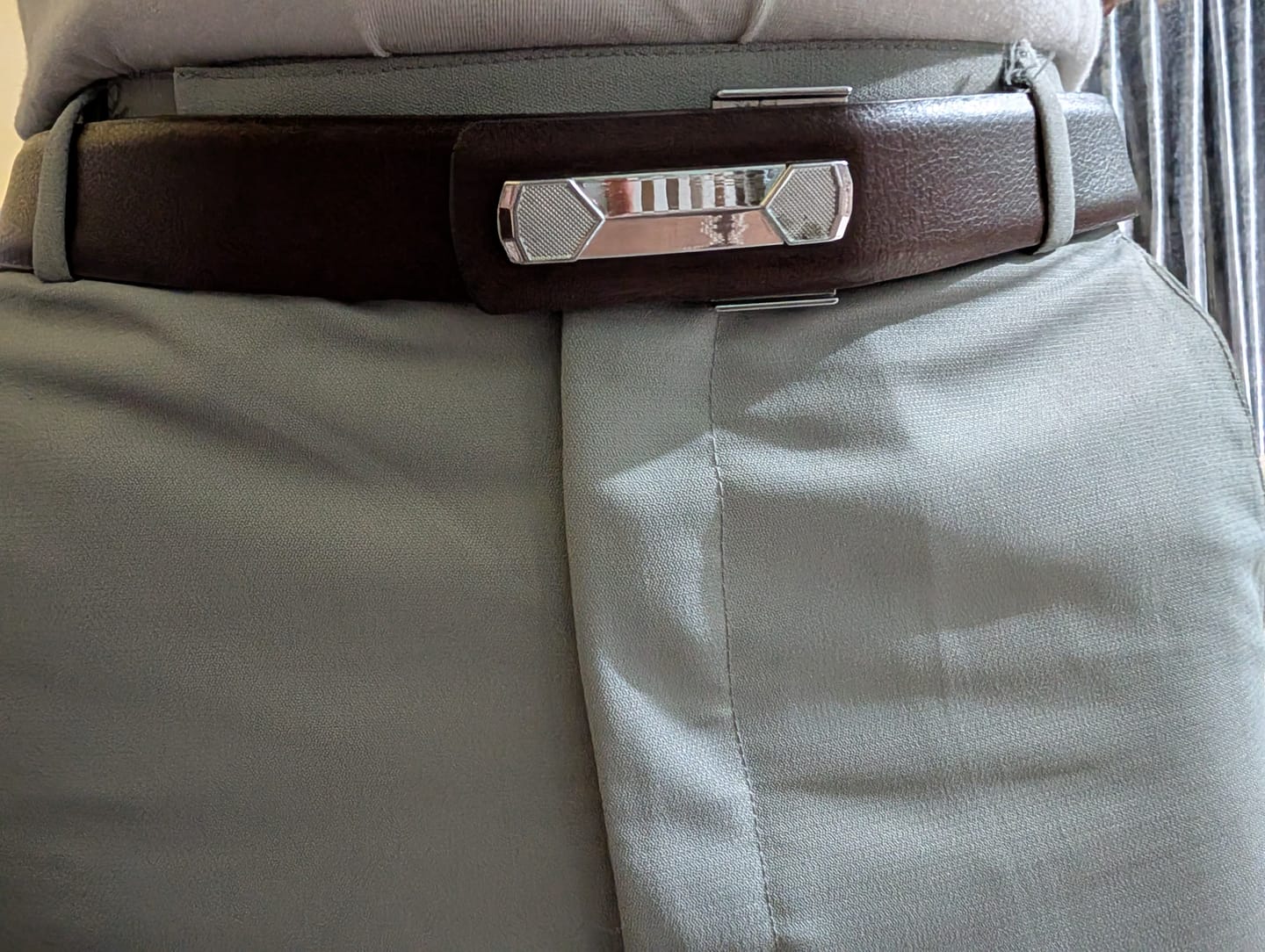Customer photo review of Bacca Bucci Auto reversible dress belt with Genuine Leather
