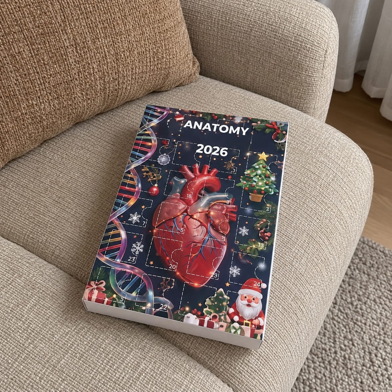Customer photo review of Calendario de Adviento de Anatomía