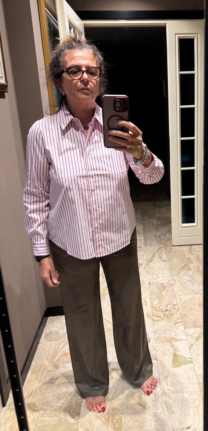 Customer photo review of CAMICIA BRENDA ROSA