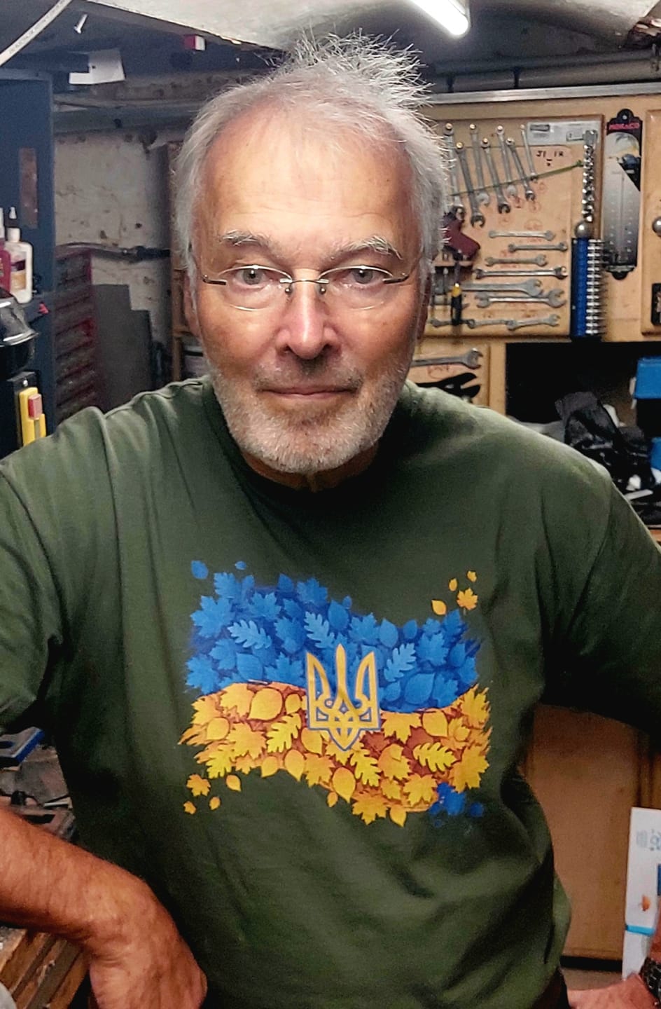Customer photo review of Autumn Flag T-Shirt