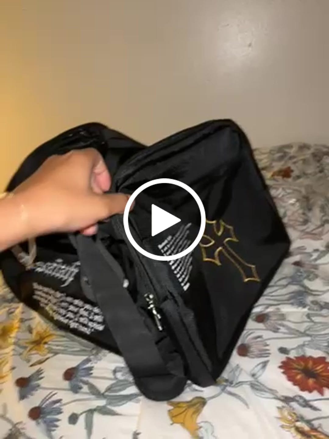 Customer video review of Fear Not Duffel Bag