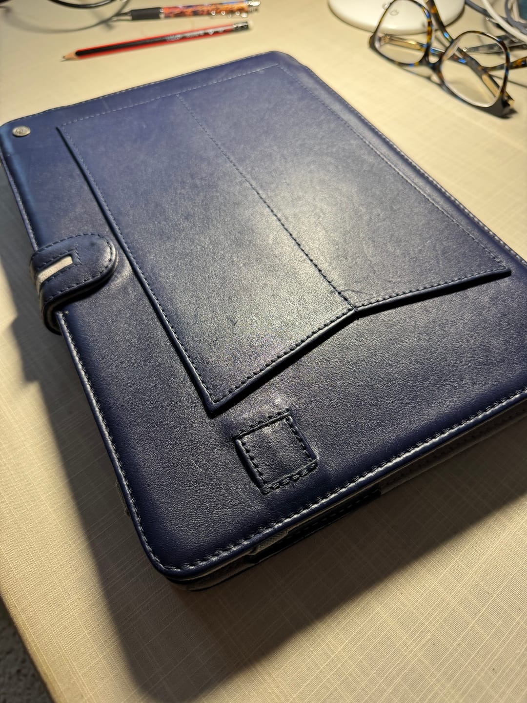 Customer photo review of Le Petit Prince x Bluebonnet Leather Laptop Sleeve for 13" MacBook Pro & Air
