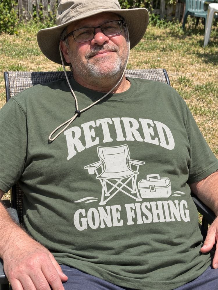 Customer photo review of Retired T-Shirt