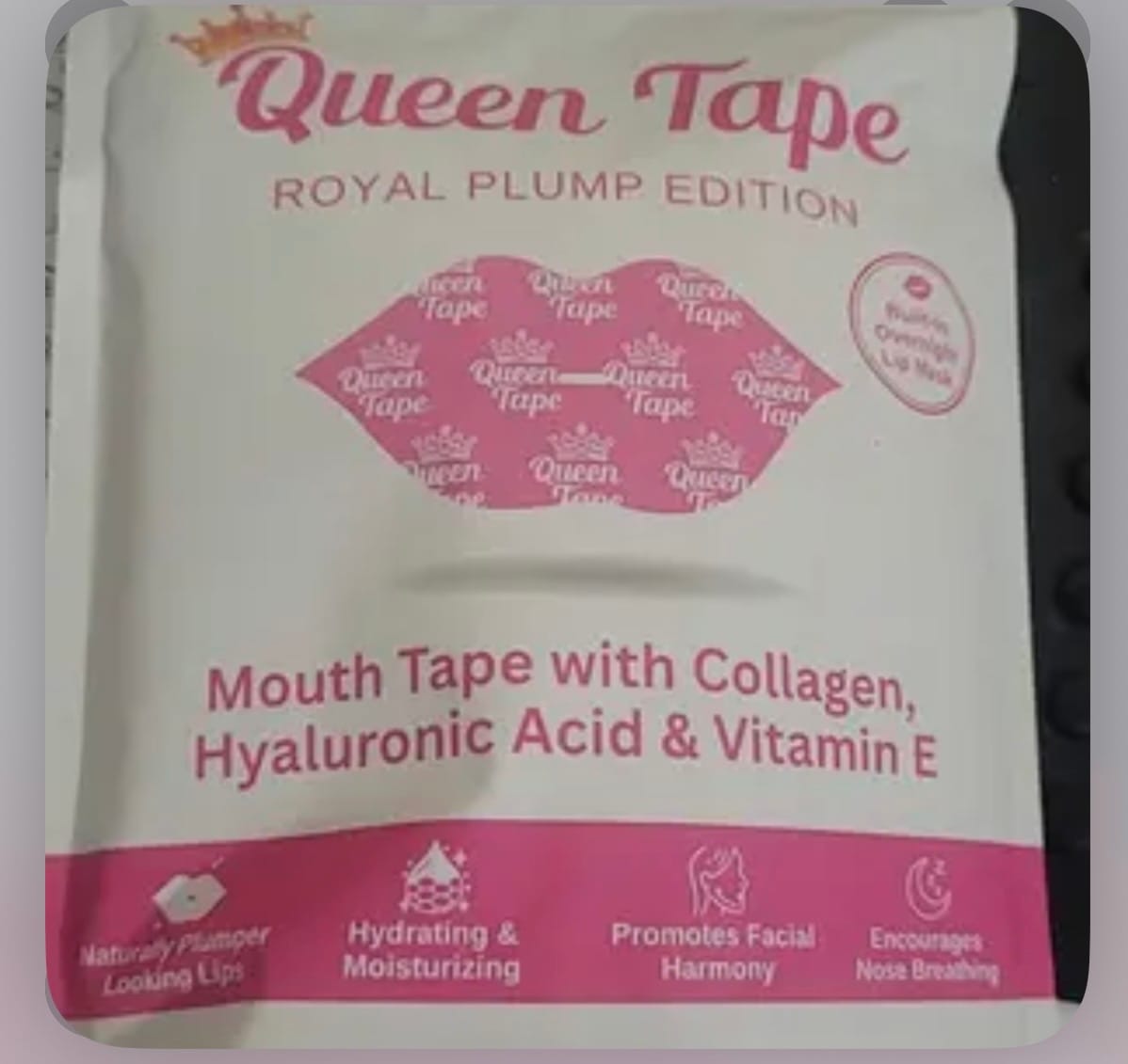 Customer photo review of Plump Tape · Cinta Labial Voluminizadora de Noche
