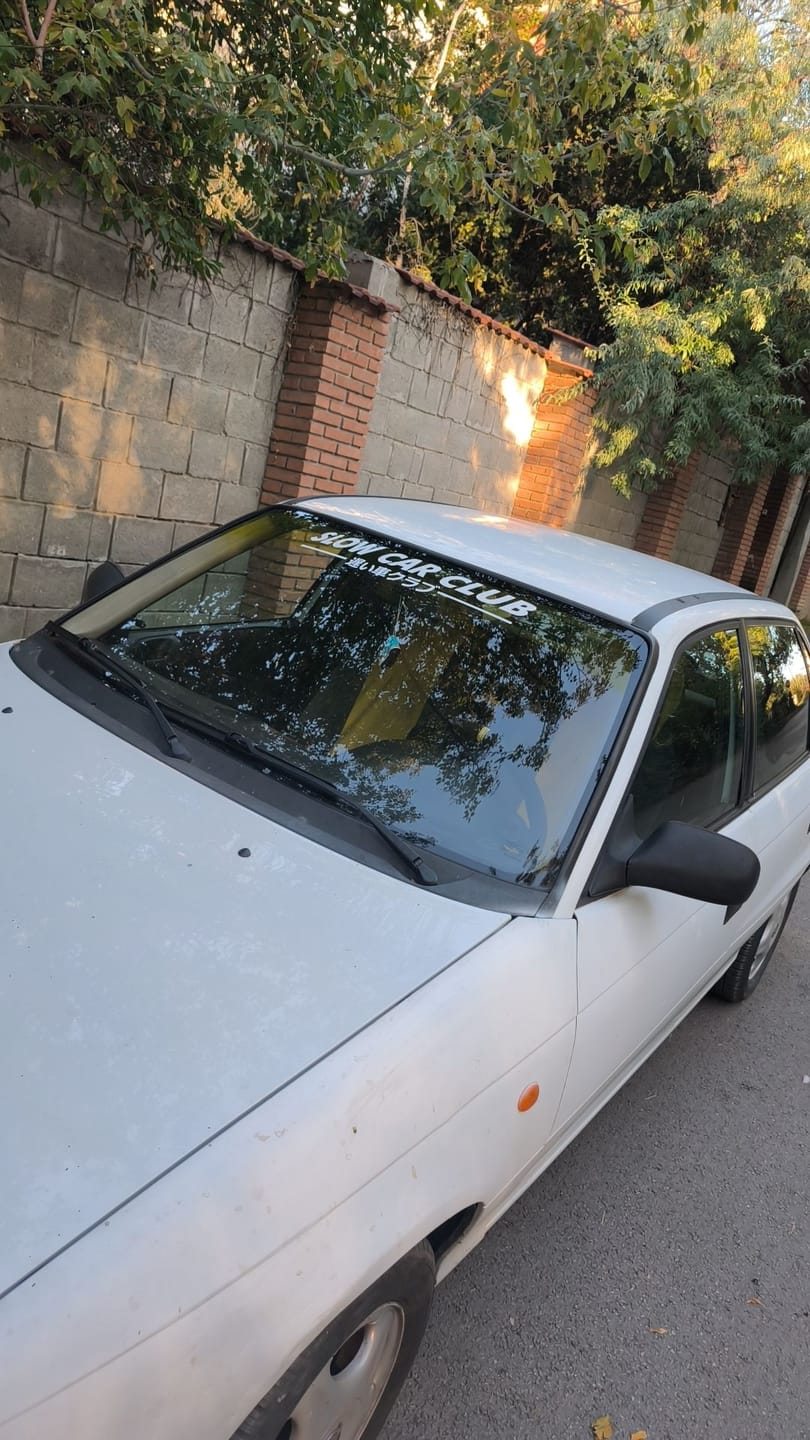 Customer photo review of Slow Car Club Windshield Banner