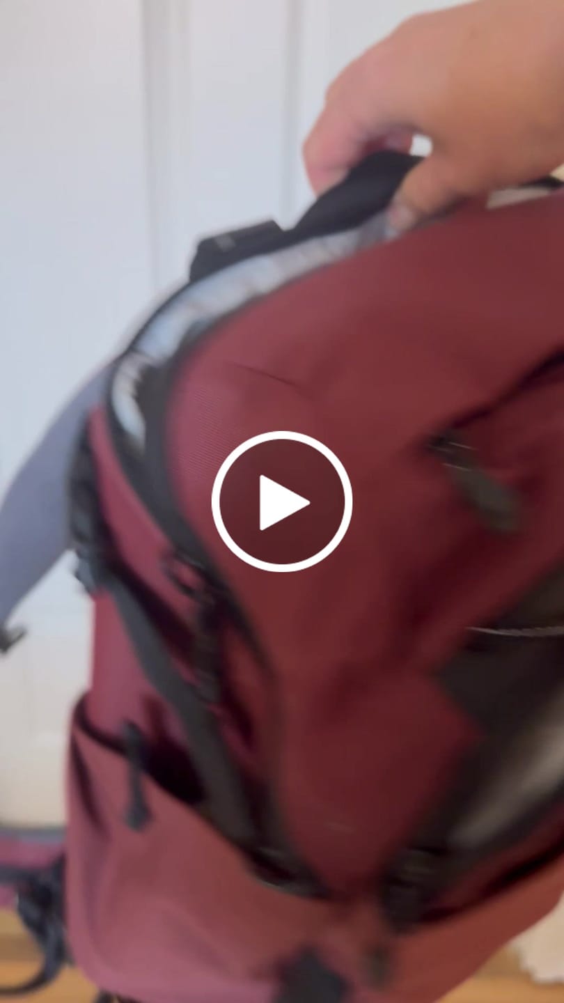 Customer video review of Matador GlobeRider35 Travel Backpack, Garnet