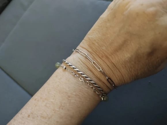 Customer photo review of Hollow Grace Bracelet