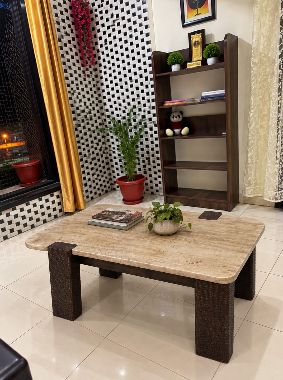 Customer photo review of Sculpt Edge Coffee Table