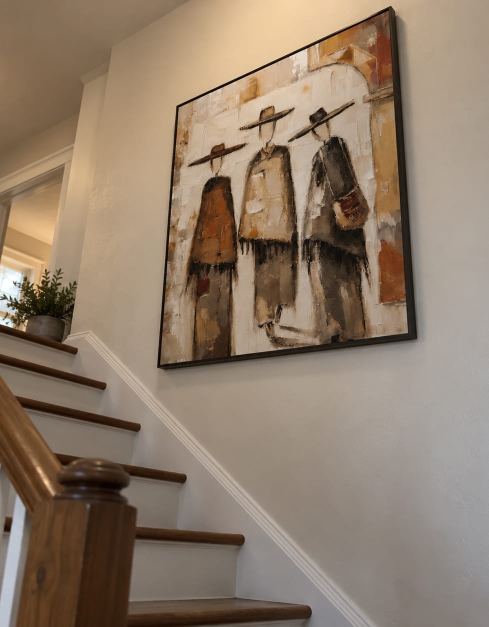 Customer photo review of Trailbound Three-Western Figure Painting