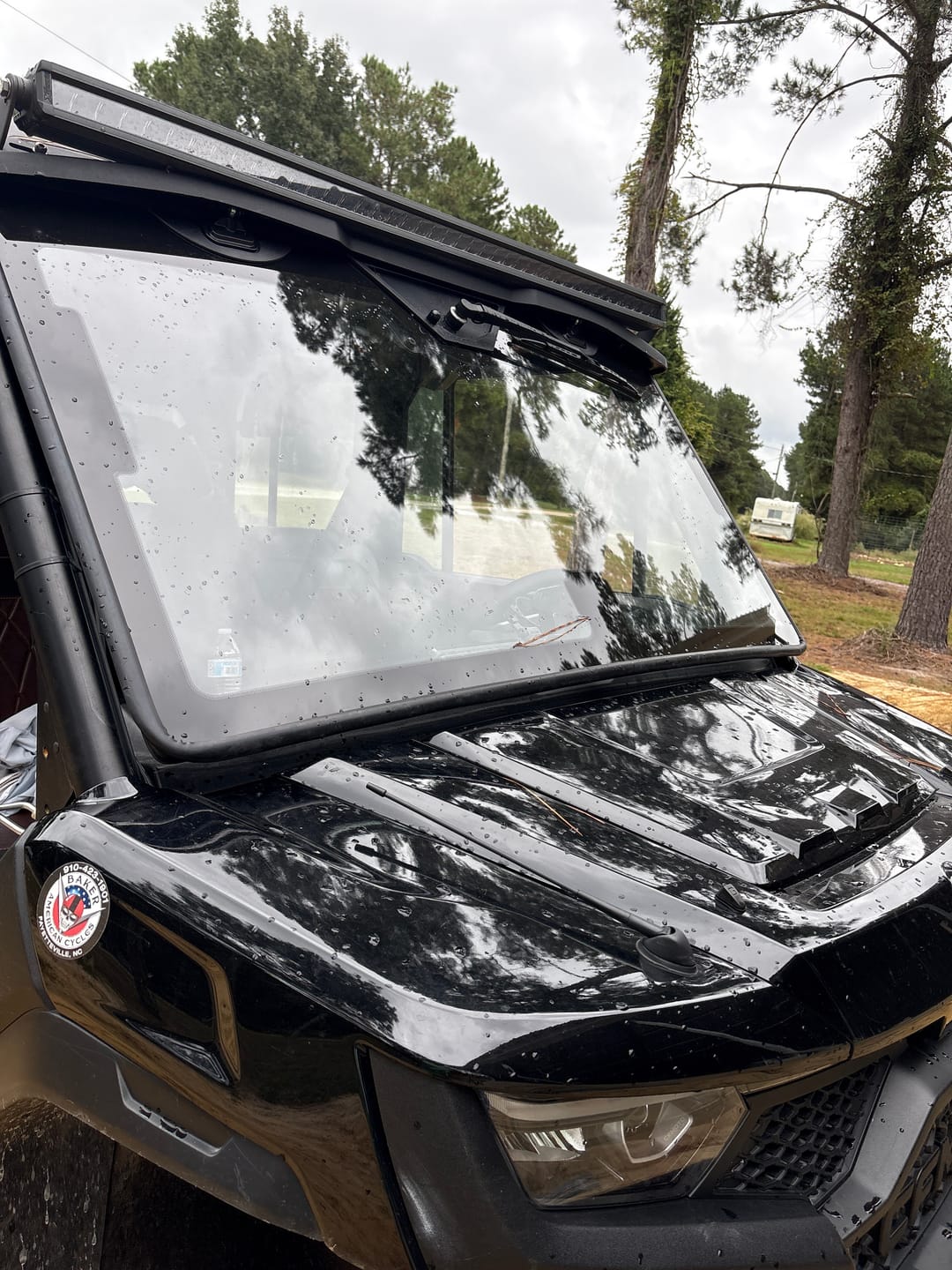 Customer photo review of Glass Tip-Out Windshield