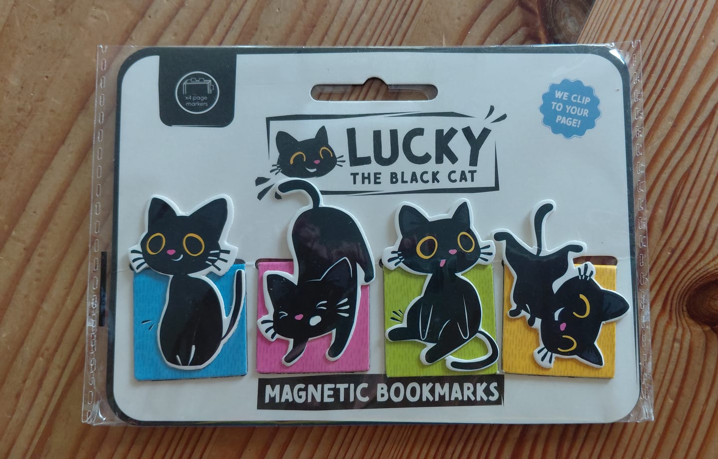 Customer photo review of Magnetische Katze Lesezeichen im Set