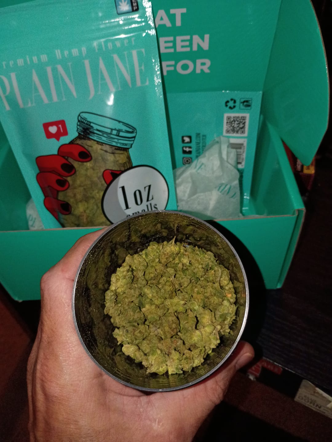 Customer photo review of Miami Heat Smalls - THCA Flower