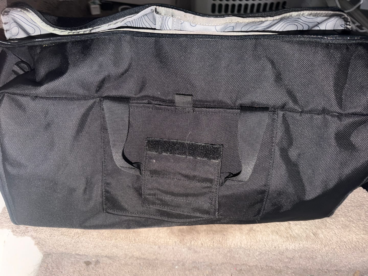 Customer photo review of Black – Garment Duffel
