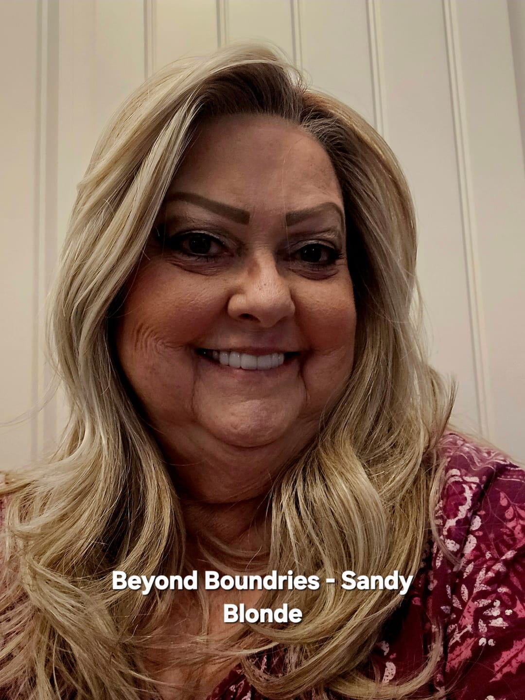 Customer photo review of BEYOND BOUNDARIES - Sandy Blonde