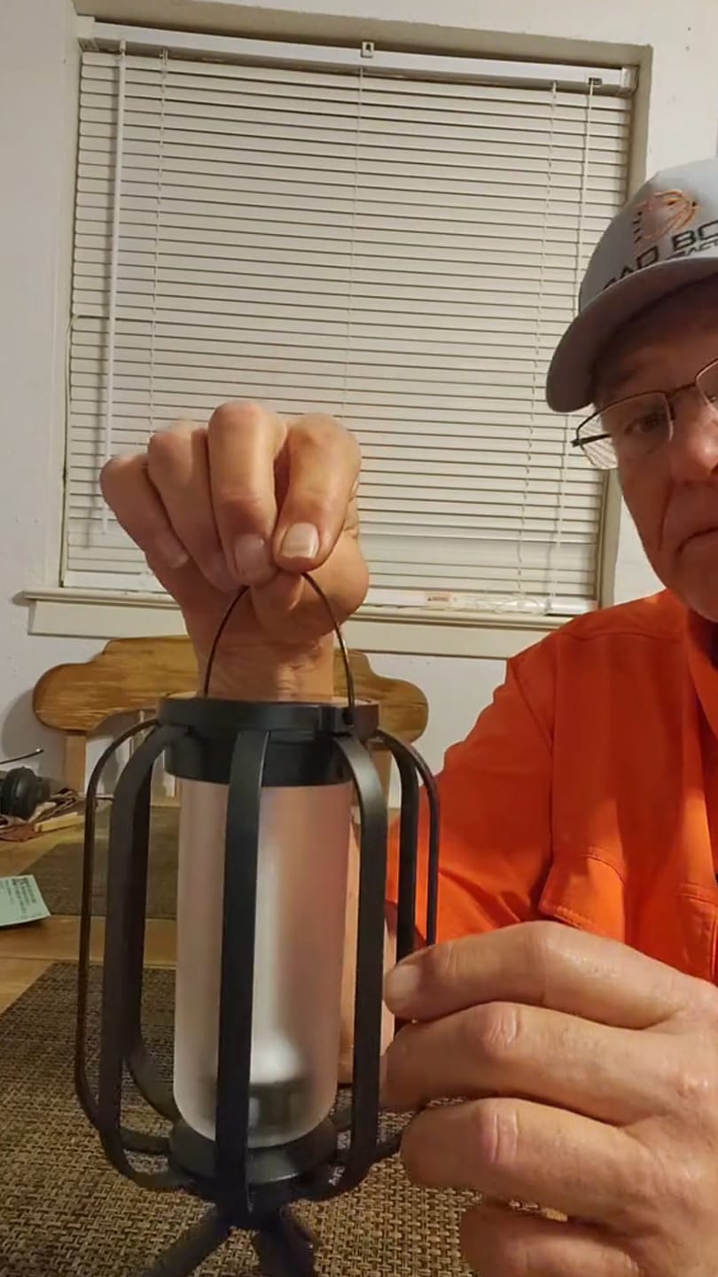Customer photo review of Lumo™ Flameless Lantern