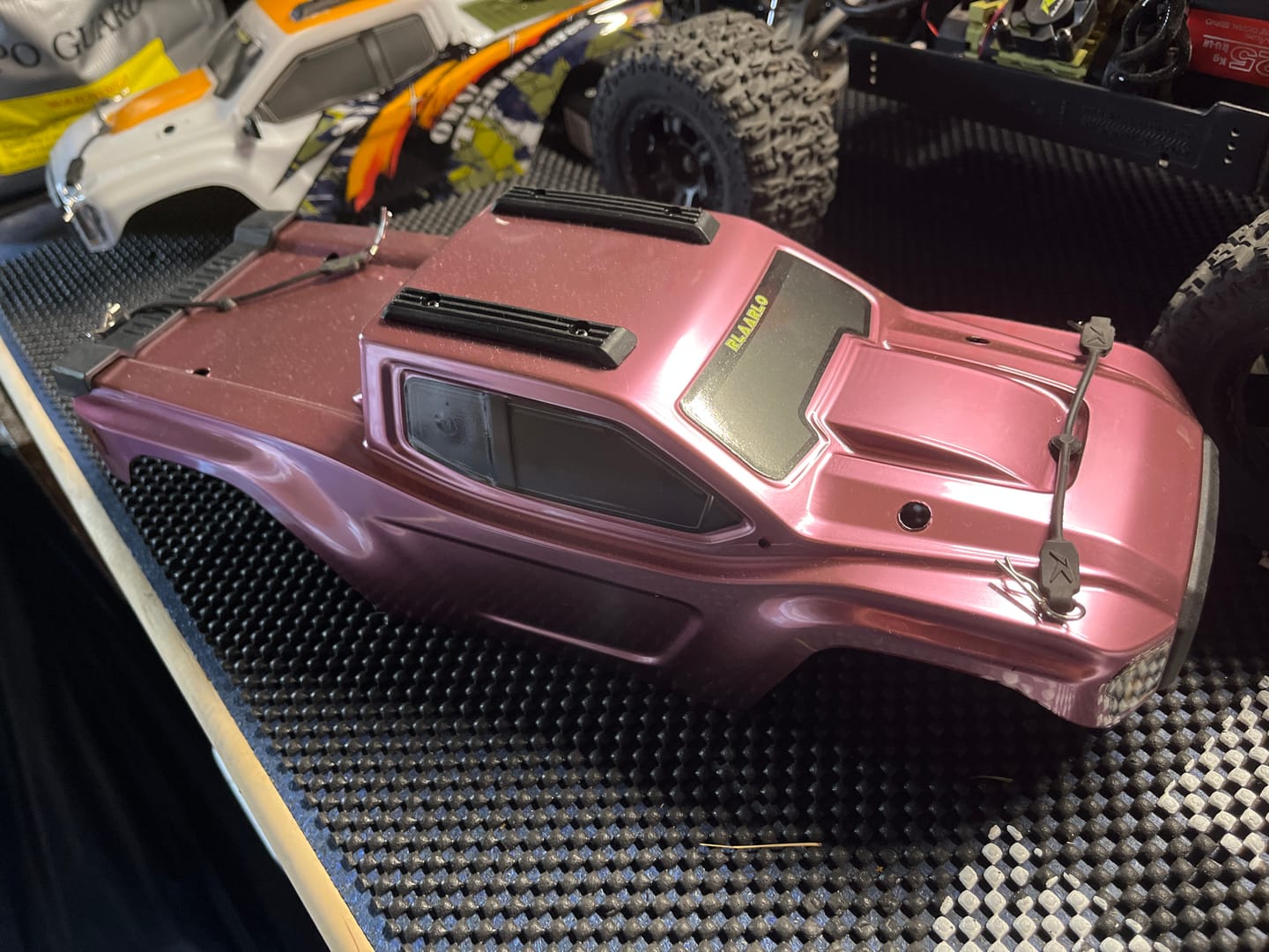 Customer photo review of Car Body, 1.2MM PC, Transparent For RZ001