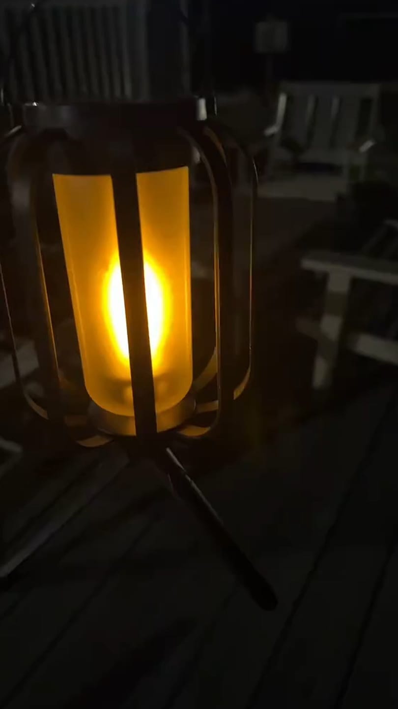 Customer photo review of Lumo™ Flameless Lantern