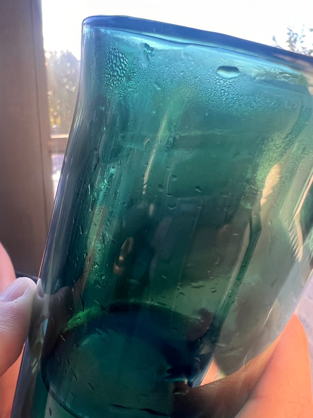 Customer photo review of FLUR Iced Coffee Glasses