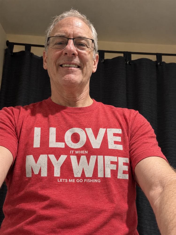 Customer photo review of Love My Wife T-Shirt