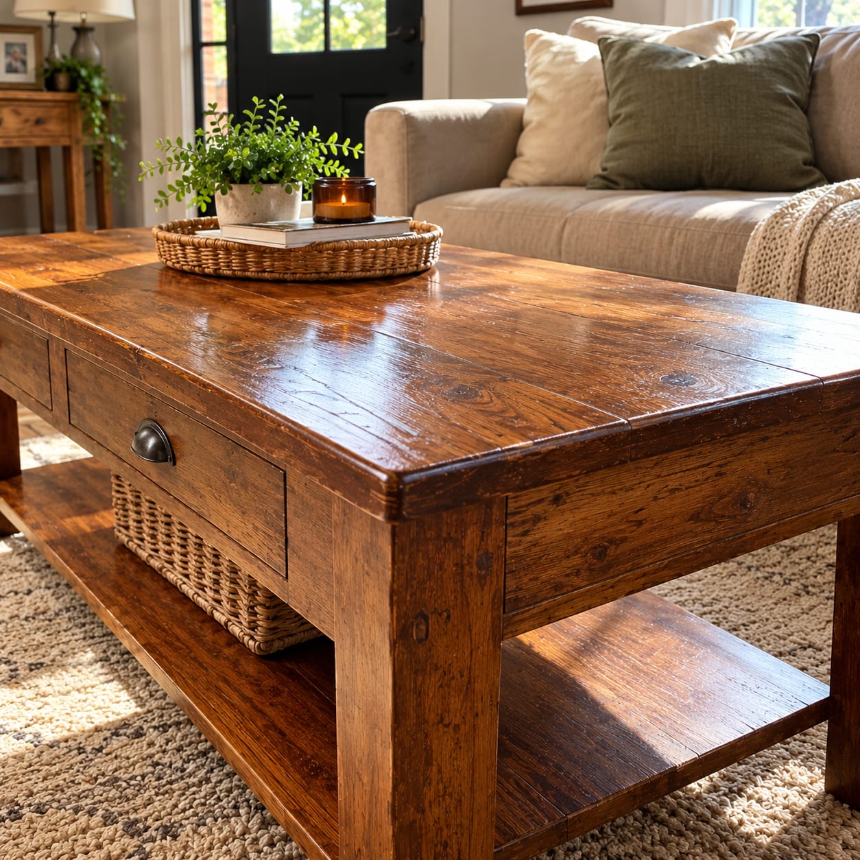 Customer photo review of Beeswax Wood Polish - Restore & Shine