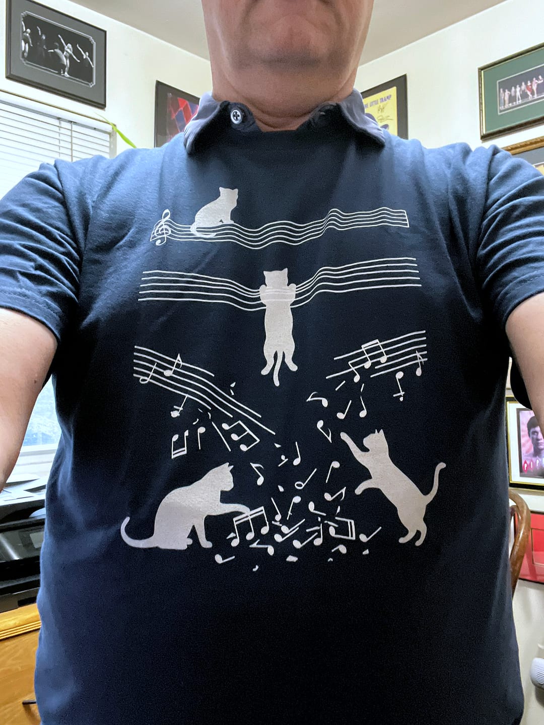 Customer photo review of Musical Chaos Tee
