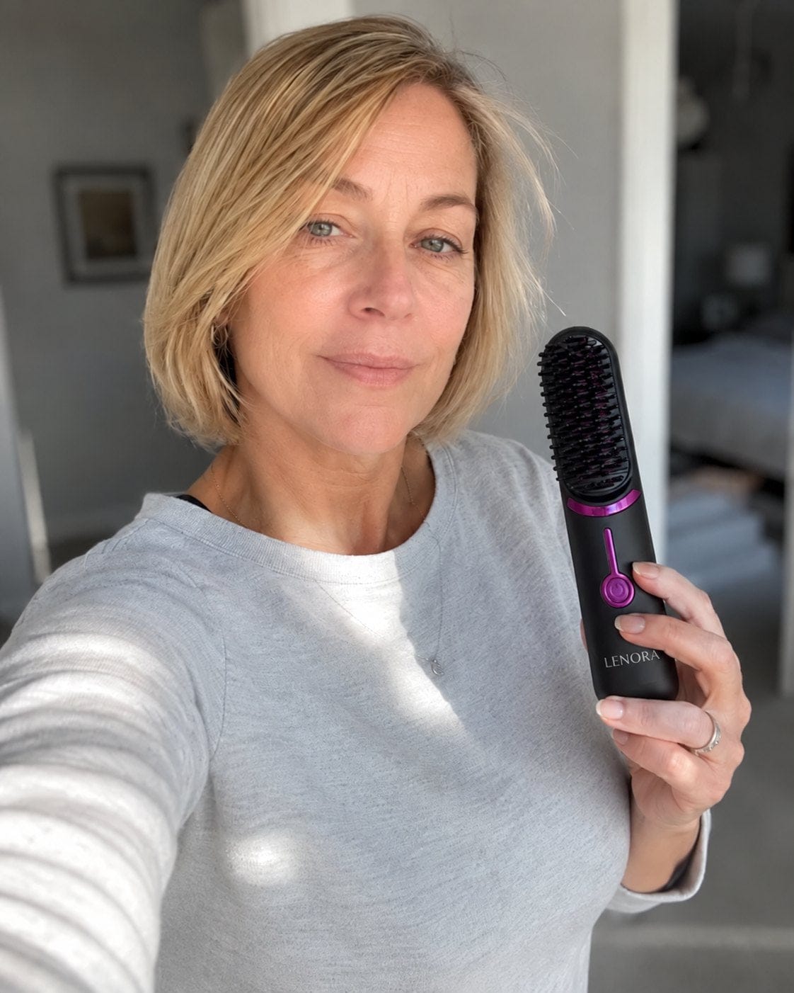 Customer photo review of Lenora Sladdlös Värmeborste