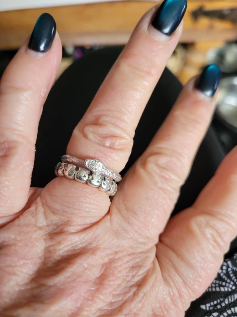 Customer photo review of Viper Ouroboros Ring