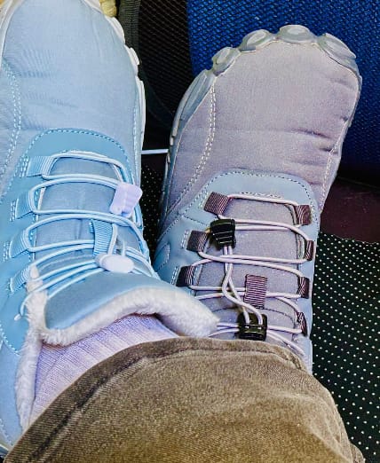 Customer photo review of Botines barefoot impermeables Confort Total Green
